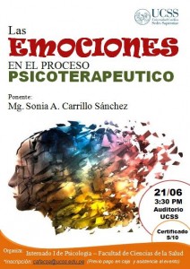 Las emociones en el proceso psicoterapeutico 21-06-2013