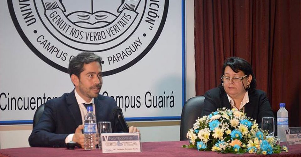yordanis enriquez - V foro nacional de bioetica - paraguay 06-05-2016