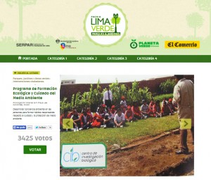 Premio Lima Verde 2013 votación WEB