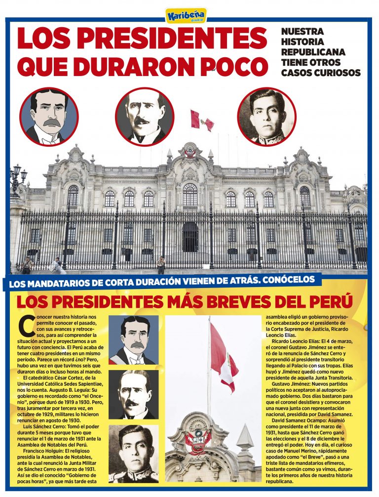 Ucss En La Prensa Presidentes Más Breves Del Perú Campucss 
