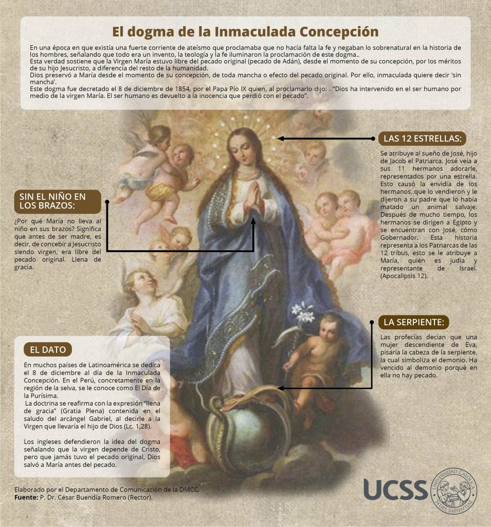 Inmaculada Concepción: Conoce el porqué del dogma de fe. - CampUCSS